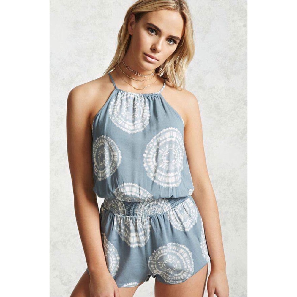 Tie Dye Cami Romper